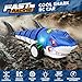 Rcovasc Remote Control Shark Car Toys for Kids24GHz RC Cars Simulation Shark with Cool Light 360 Stunt Drift Most TerrainsOutdoor Toys for Birthday for 67891012 Boys Girls - Image 4