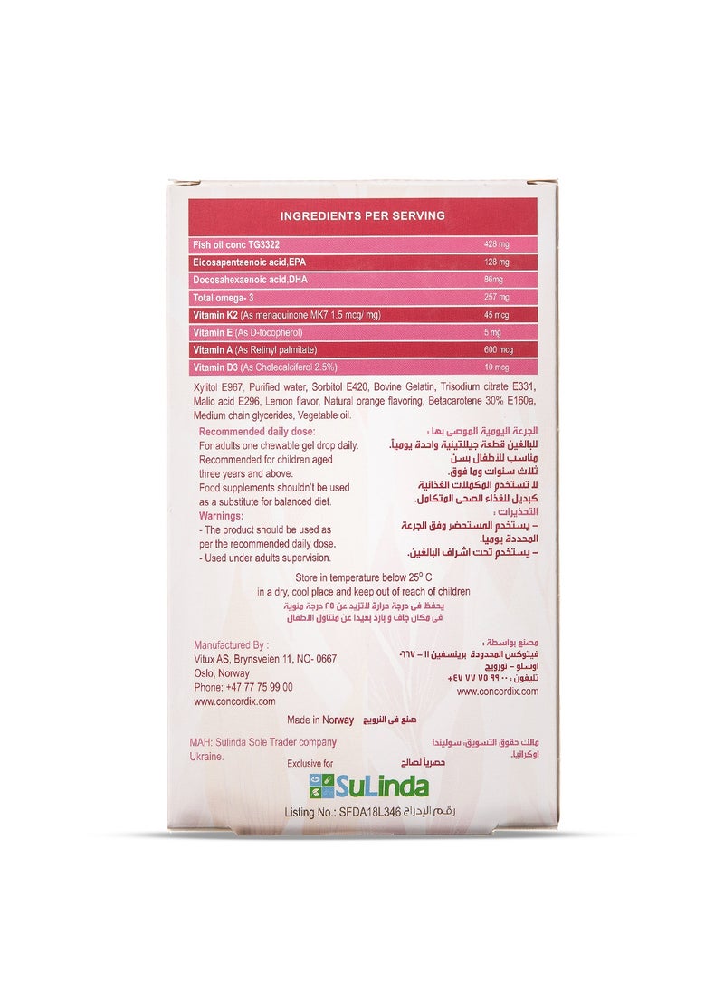 Sulinda - Femilind 30 Chewable Gel Drop With Lemon And Orange - Image 1