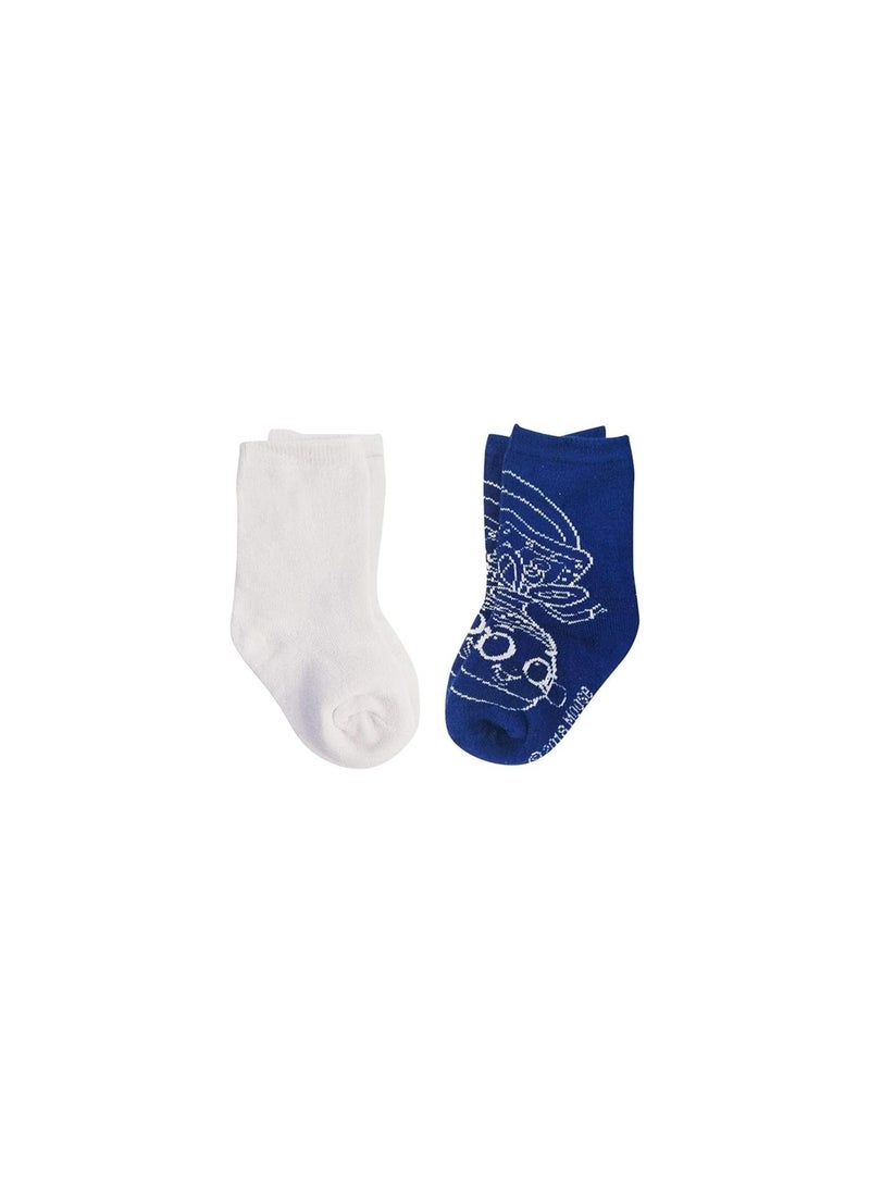 Shopkins - Shopkins Socks (Pack Of 2) - Blue & White 2-4Y - Image 1