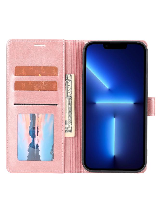 زبون جراب لهاتف iPhone 12 / 12 Pro، جراب هاتف كلاسيكي من الجلد القابل للطي - Image 4