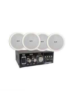 Sound System 4 ceiling speakers, 30 watt amplifier inter sound