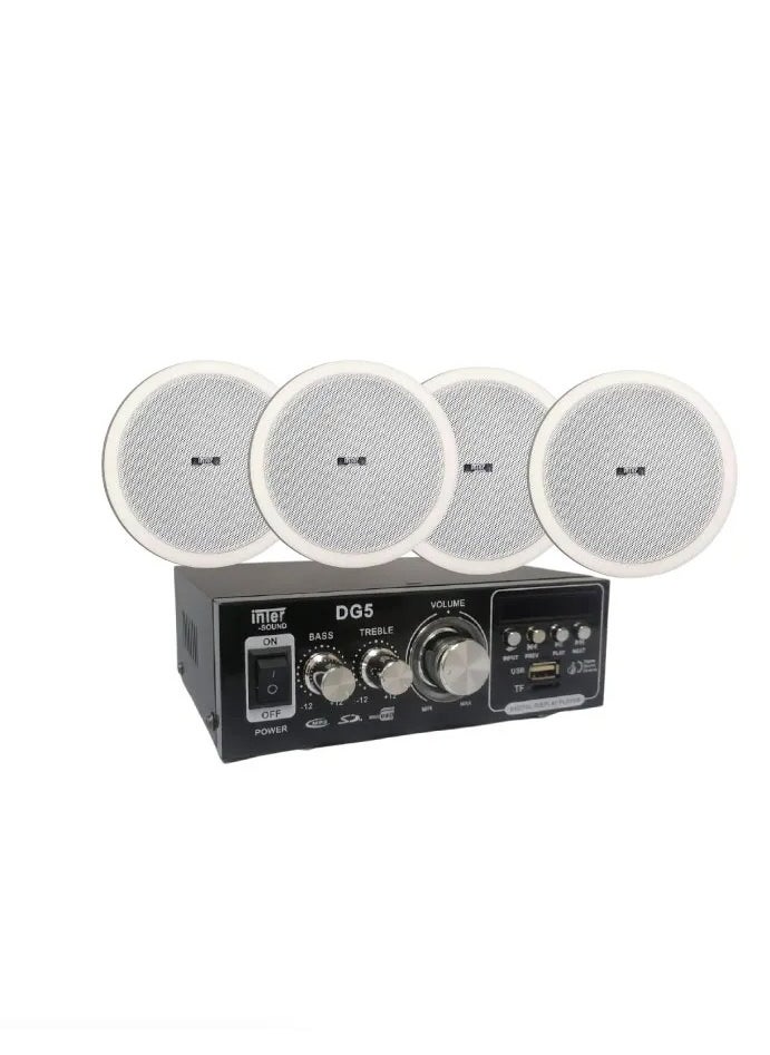 X bass - Sound System 4 ceiling speakers, 30 watt amplifier inter sound - Image 1