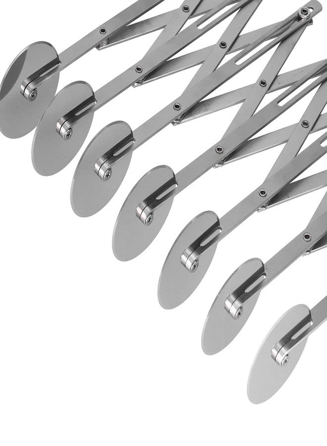AMONIDA Stainless Steel Pastry Cutters, Stainless Steel Multi Dough Roller Wheel Pastry Cutter Wheel Dough Roller Divider Biscuits Pastry Pizza Cutter Baking Tools - Image 4