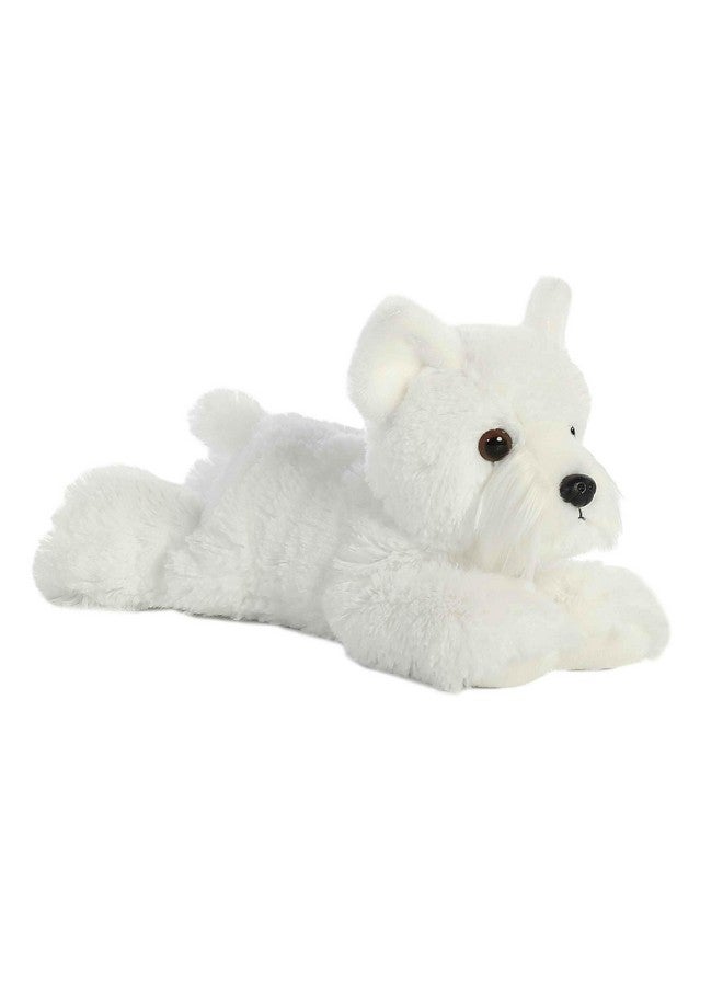 Aurora® Adorable Mini Flopsie™ Windsor Westie™ Stuffed Animal - Playful Ease - Timeless Companions - White 8 Inches - Image 1