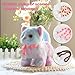 Easfan Walking Kitty Plush Toy Electric Interactive Cat Stuffed Animal Meowing Tail Wagging Head Nodding Cat Pet Toy Animated Kitten Birthday for Kids Toddlers75 Rainbow - Image 4
