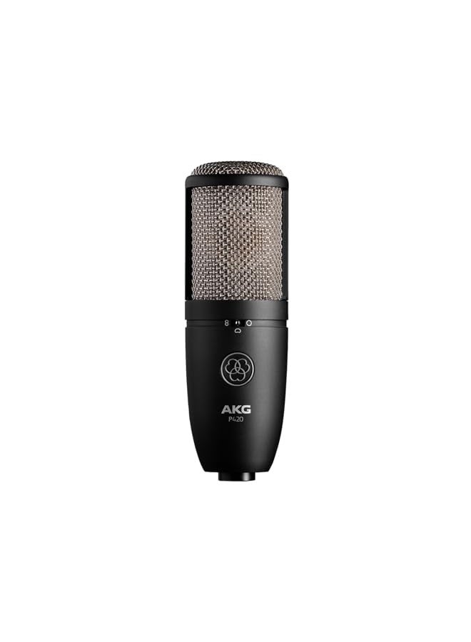 AKG Pro Audio AKG Pro Audio P420 Dual Capsule Condenser Microphone, Black (3101H00430) - Image 1