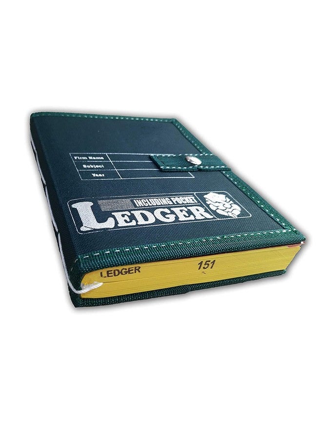 LRS Ledger Short Handy Size - Copy Size - 21 x 18 cm - Modern Bahee Style -100 GSM Maplitho Paper with Tich Button (400 Pages)… - Image 1
