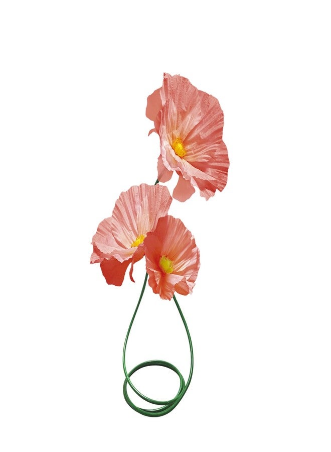 ASDFG Artificial Flowers for Decoration, Fake Flowers Adjustable Height, Faux Paper Floral for Outdoor Party Ceremony Reception Photography Props Mall Display Wedding Decorations 3 Pack (Pink) - Image 1