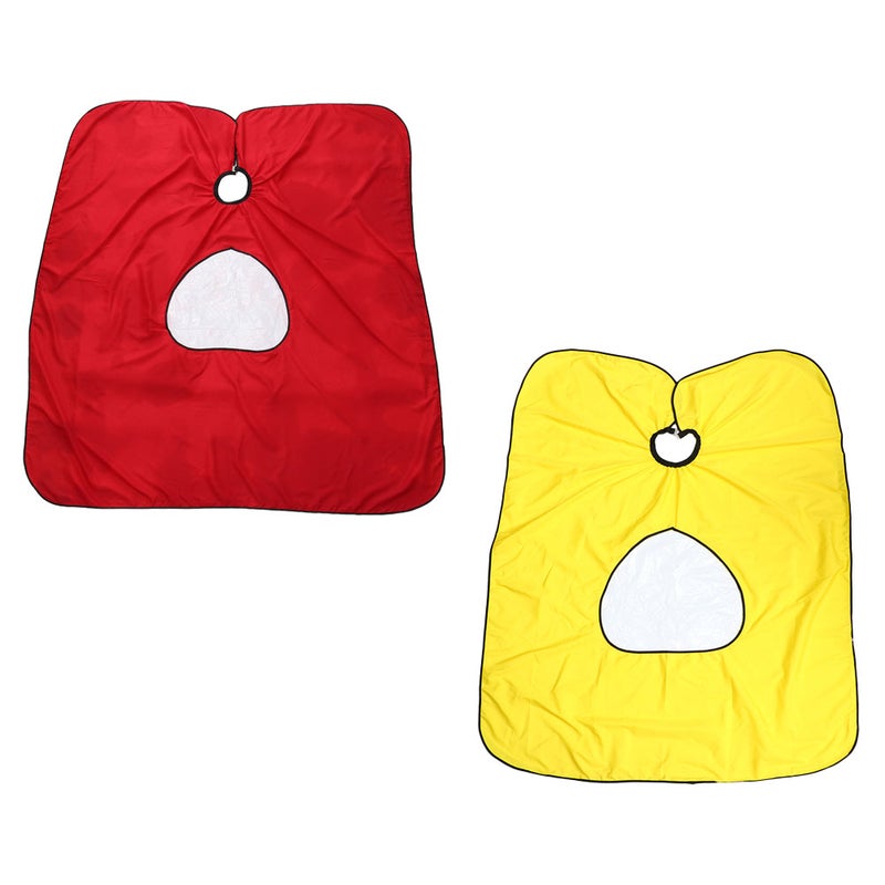 2Pcs Unisex Barber Cape Haircut Cape with Viewing Window for Salon Hair Cutting - Image 4
