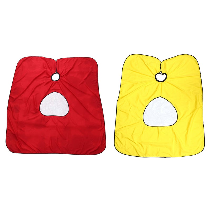2Pcs Unisex Barber Cape Haircut Cape with Viewing Window for Salon Hair Cutting - Image 1
