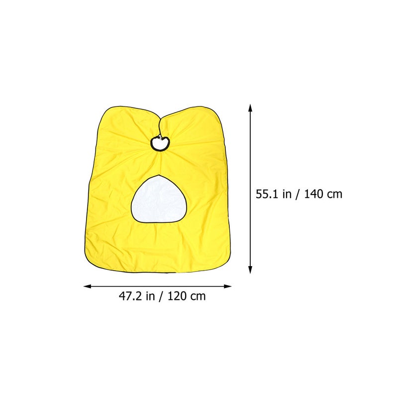 2Pcs Unisex Barber Cape Haircut Cape with Viewing Window for Salon Hair Cutting - Image 2