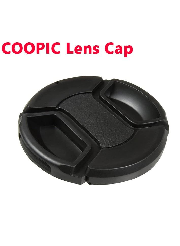 COOPIC 46mm Lens Cap Front Cover Protector Snap On Center Pinch for Camera Canon Nikon Sony DSLR - Image 2