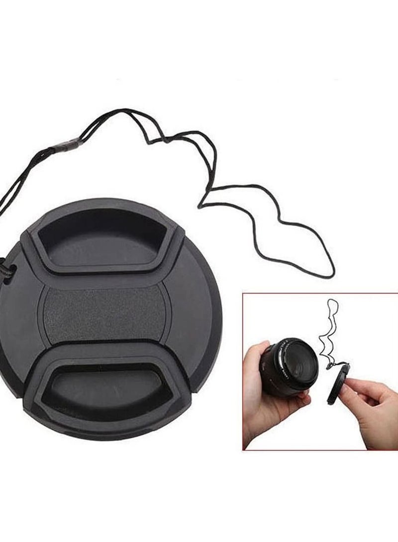 COOPIC 46mm Lens Cap Front Cover Protector Snap On Center Pinch for Camera Canon Nikon Sony DSLR - Image 4