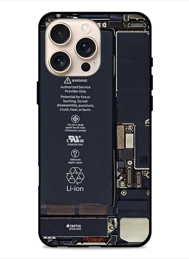 Tolwak - Apple iPhone 16 Pro Protective Case Cover Phone Circuit Pattern - Image 1