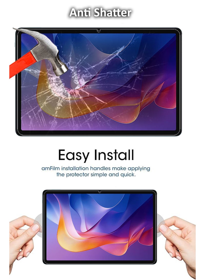 [2 Pcs] For Redmi Pad 2 - 11.0 inches -  Premium Tempered Glass Anti-Scratch, Smudge Proof Easy Installation Screen Protector Guard - Image 4