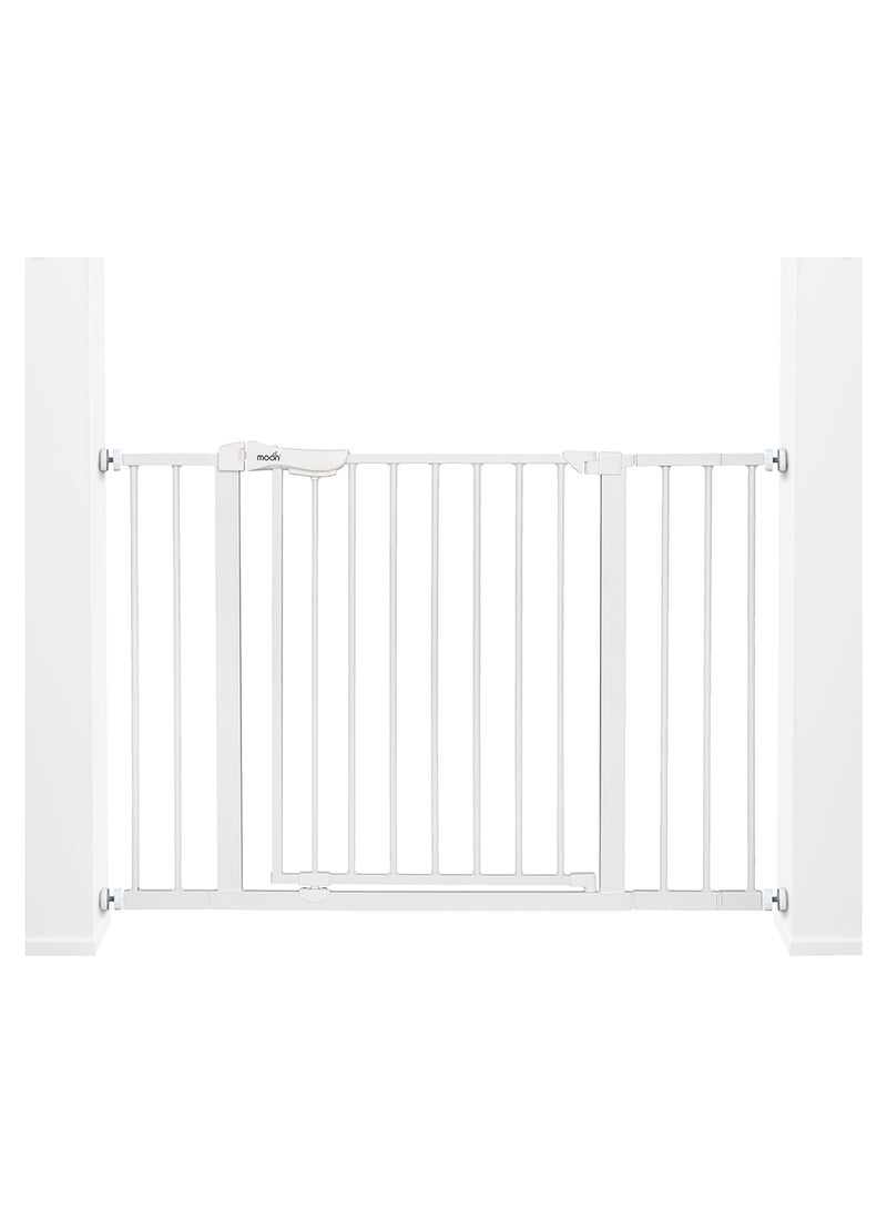 Moon Safety Gate With Extension Kit And 4 Pack Wall Cups - Image 1