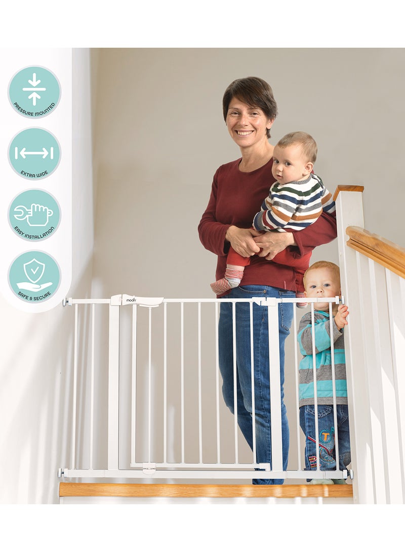 Moon Safety Gate With Extension Kit And 4 Pack Wall Cups - Image 4