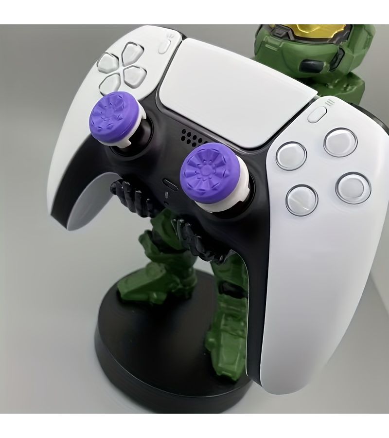 Clear Precision Thumb Grip Caps for PS4 PS5 High Low Stick Grips - Image 4
