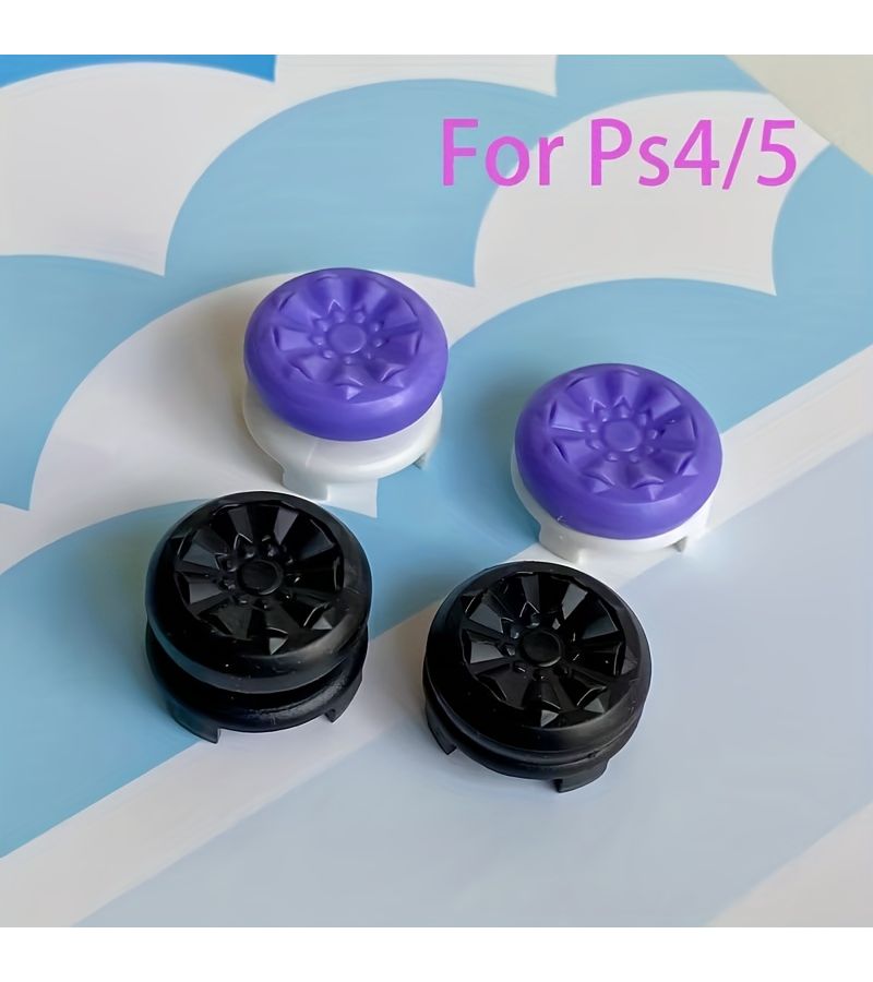 Clear Precision Thumb Grip Caps for PS4 PS5 High Low Stick Grips - Image 3
