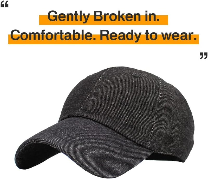 KBETHOS Classic Unisex Cotton Adjustable Low Crown Baseball Cap – Plain Dad Hat - Image 4
