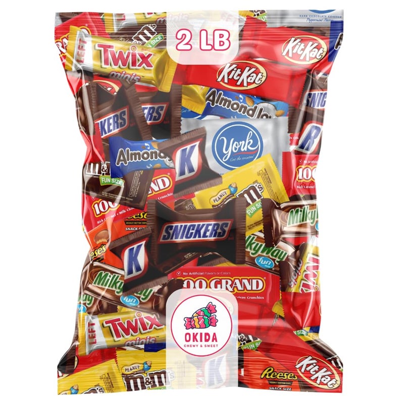 Assorted Chocolate Variety Pack - Individually Wrapped Party Chocolate Assortment - Chocolate For Every Occasion! (2 LB) - Image 2