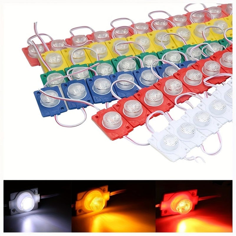 White 20pcs 12V LED Advertising Light Modules for Signboard Letter Box Decoration - Image 4