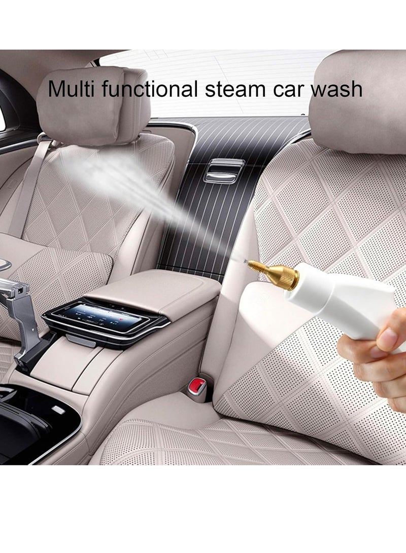 عام منظف ​​البخار 2500 وات 6 سرعات محمول بدرجة حرارة عالية ومنظف بخار للرطوبة في الحمام قابل للتعديل مع 3 رؤوس فرشاة لأثاث الحمام والمطبخ - Image 5