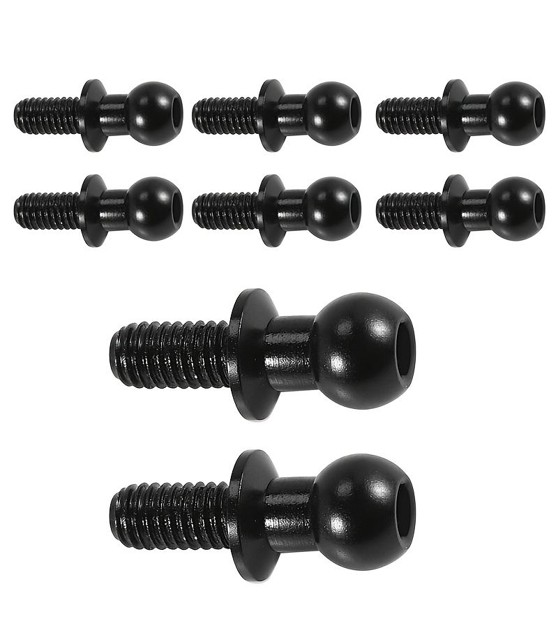 4Pcs Rod Ball Stud Pin Head Screws Fit For VW Golf 3 4 5 6 7 MK4 MK5 MK6 MK7 Rabbit Bonnet Hood Tailgate Hatch Trunk Lid Strut Replacement WHT006580 - Image 1