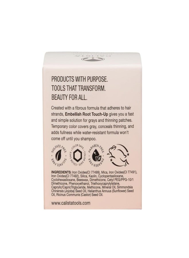 CALISTA Root Touch-Up | Temporary Gray Concealer | Cover Thinning Hair | Water & Sweat Resistant| All Hair Types | 0.35 oz. - Image 4