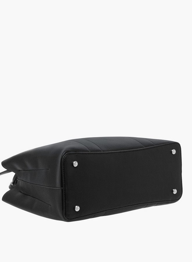 MISSY Textured Tote Bag with Pouch  - Image 5