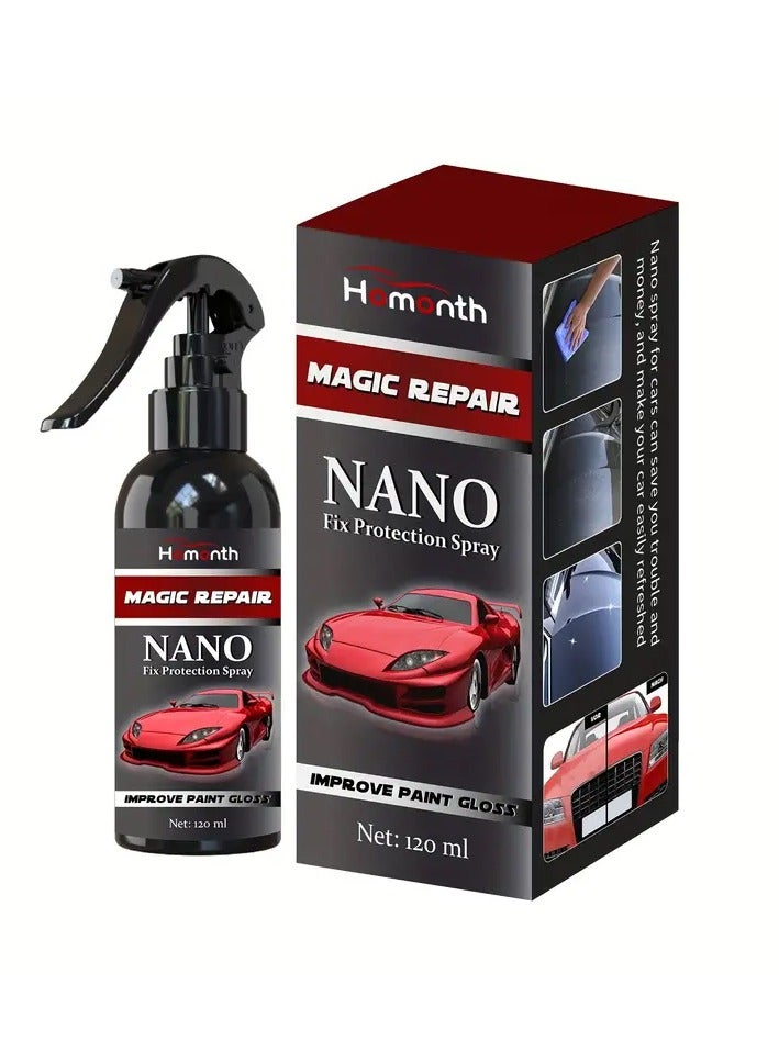 Homonth Nano Car Scratch Repair Spray, Car Scratch Nano Spray Repair, Nano Spray Car Scratch Repair, Nano Ceramic Crystal Coating Car Fine Scratch Removal Spray  - Image 1