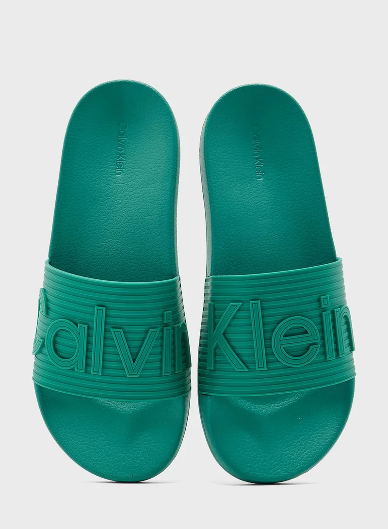 CALVIN KLEIN Logo Slides