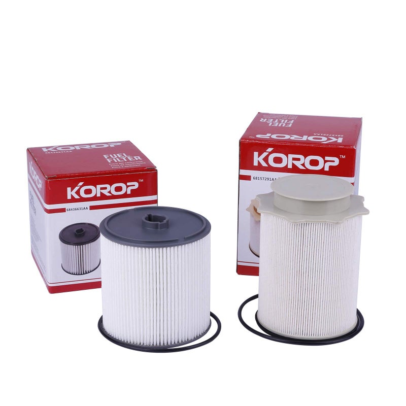 67 Cummins Fuel Filter Water Separator Set Fits for 2019 2020 2021 2022 2023 2024 Dodge Ram 2500 3500 4500 5500 67L Diesel Turbo Engines Replaces 68157291AA and 68436631AA