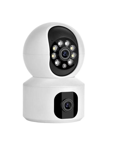 NIP-32 iCsee APP 4MP double-screen IP Camera Dual Lens WiFi Camera Dual Screen Baby Monitor Auto Tracking AI Human Detection IP Security Cameras
