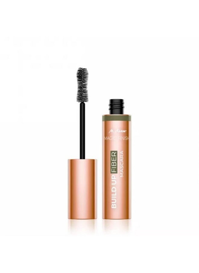M.Asam - Magic Finish Build Up Fiber Mascara - Deep Black Mascara For Instant Build-Up Effect, Layering Texture & Curvy Brush For Maximum Volume & Thickness, Eye Make-Up With Argan Oil, 0.44 Fl Oz - Image 1