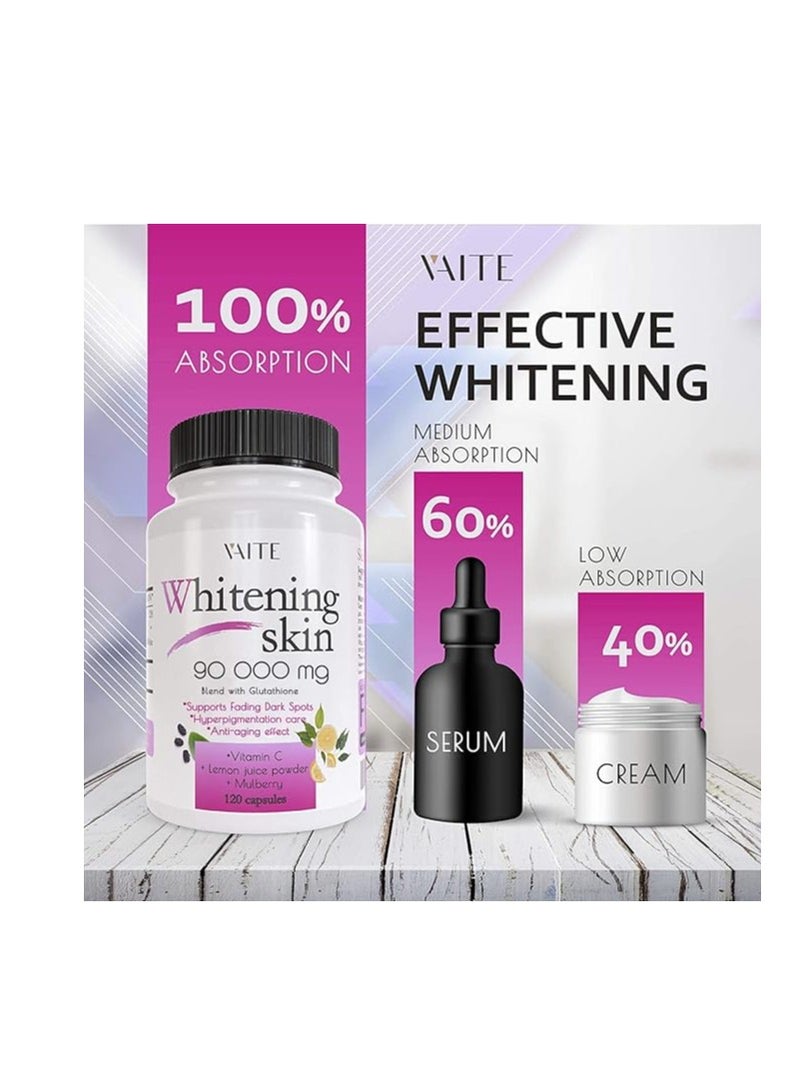 VAITE Whitening skin 90,000mg 120 Capsules - Image 3