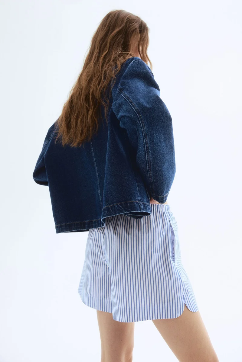 اتش اند ام Cotton drawstring shorts