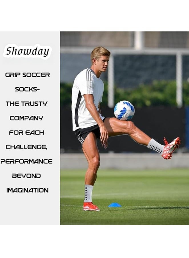 جوارب كرة القدم  جريب مضادة للانزلاق للرجال جوارب رياضية لكرة القدم وكرة السلة - Image 4