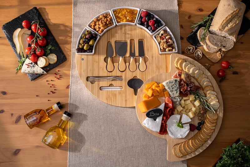 ChefSofi Bamboo Charcuterie Cheese Board Set - Image 3