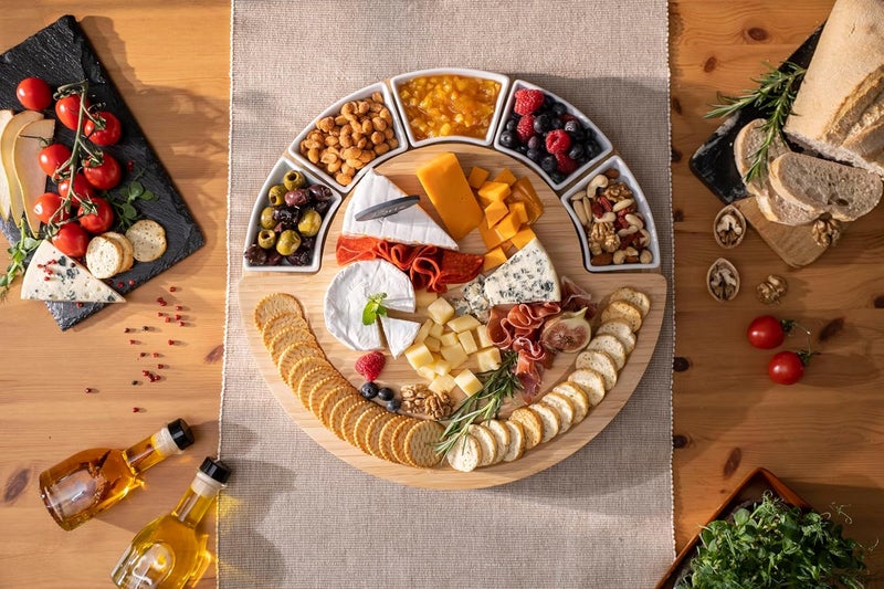 ChefSofi Bamboo Charcuterie Cheese Board Set - Image 2