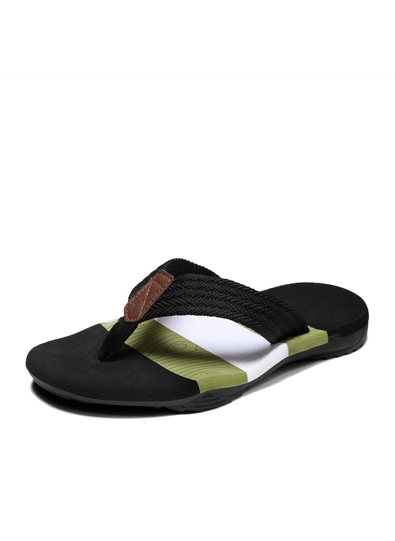 LOULUEN New Fashionable Herringbone Beach Slippers 