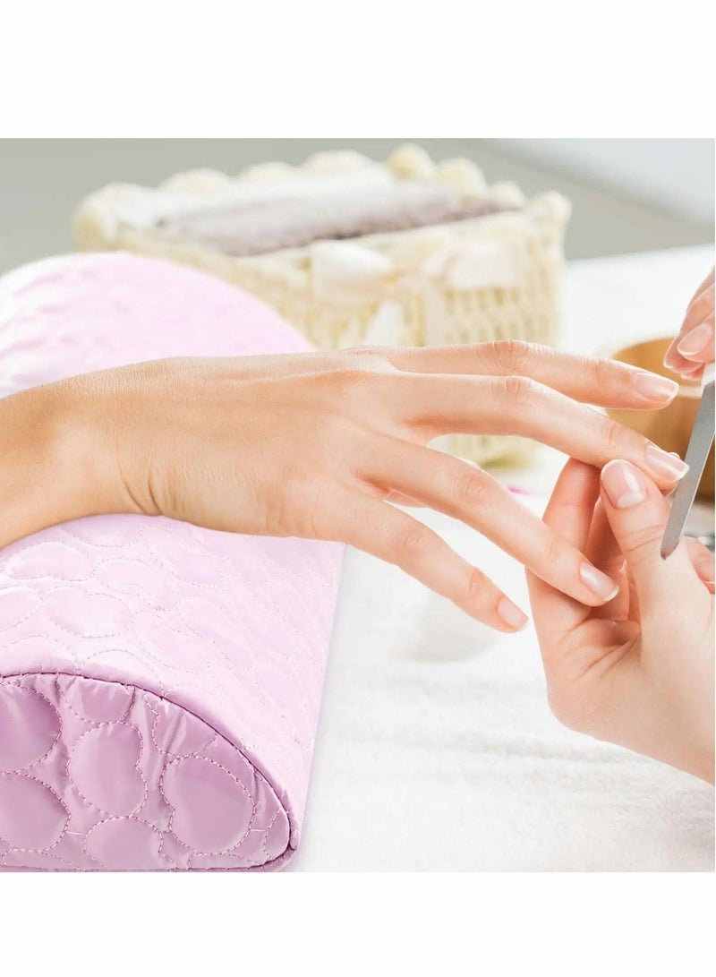 Excefore Hand Rest Cushion, Soft Detachable Nail Art Hand Pillow, PU Leather Salon Nail Hand Rest Cushion Hand Holder Manicure Arm Wrist Rest Holder for Nail Art Supplies 2 Pieces - Image 5