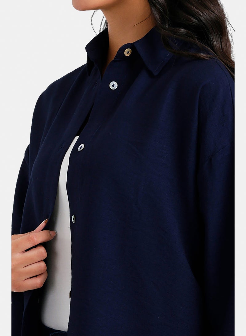 Carina Buttoned Beach Shirt - Image 4