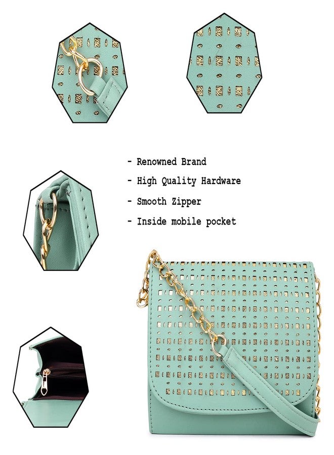 ADISA حقيبة كتف للحفلات للنساء/الفتيات من ADISA SL5010 (أخضر) - Image 3