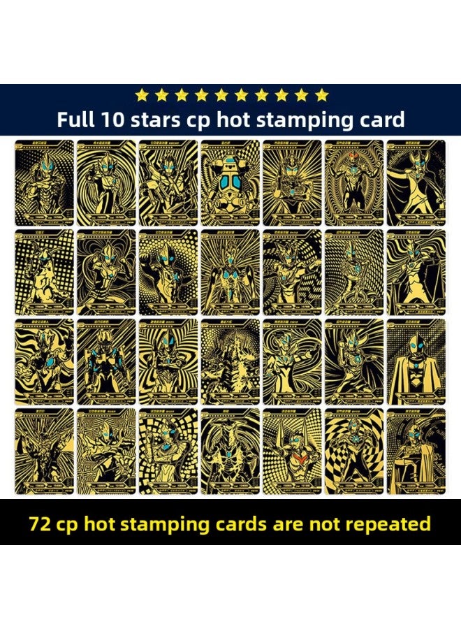 بطاقة ألترامان برونزية CP بطاقة فلاش توقيع النجمة الكاملة مجموعة بطاقات LGR الذهبية كتاب بطاقات ثلاثي الأبعاد مجموعة بطاقات كاملة