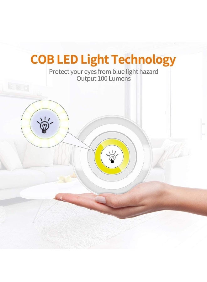 مجموعة من 3 مصابيح LED محمولة للطوارئ الليلية، قابلة لإعادة الشحن، إضاءة أسفل الخزائن، مصابيح جدارية لاسلكية، إضاءة للممرات، مصابيح LED للخزائن، دواليب الملابس، إضاءة الممرات وغرف النوم - Image 3