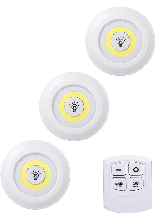 مجموعة من 3 مصابيح LED محمولة للطوارئ الليلية، قابلة لإعادة الشحن، إضاءة أسفل الخزائن، مصابيح جدارية لاسلكية، إضاءة للممرات، مصابيح LED للخزائن، دواليب الملابس، إضاءة الممرات وغرف النوم - Image 1