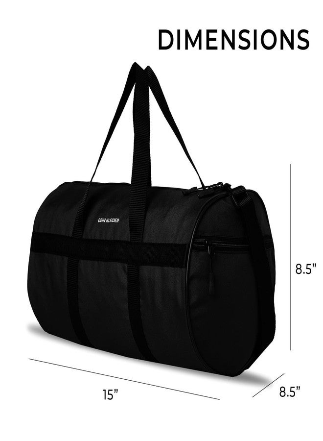 DEIN KLEIDER Sports Gym Travel Duffle Bag (Black) - Image 4