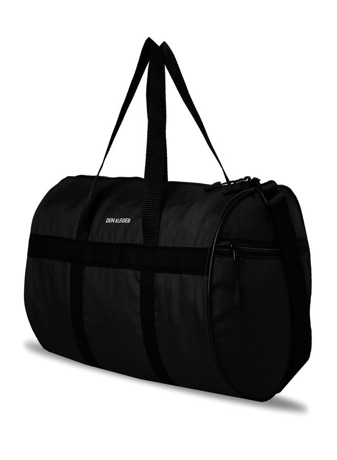 DEIN KLEIDER Sports Gym Travel Duffle Bag (Black) - Image 1