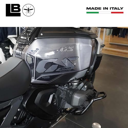 labelbike - 3D Resin Stickers Protections and Side Decorations of Motorcycles Compatible with BMW R1300 GS Adventure - Grey - Image 3